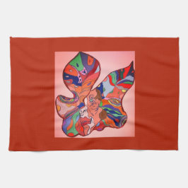 Butterfly Leaf Portrait Kitchen Towel Theedoek