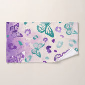 Butterfly Leopard White Bad Handdoek (Handdoek)