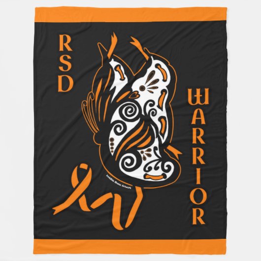 Butterfly/lint...RSD Fleece Deken (Voorkant)