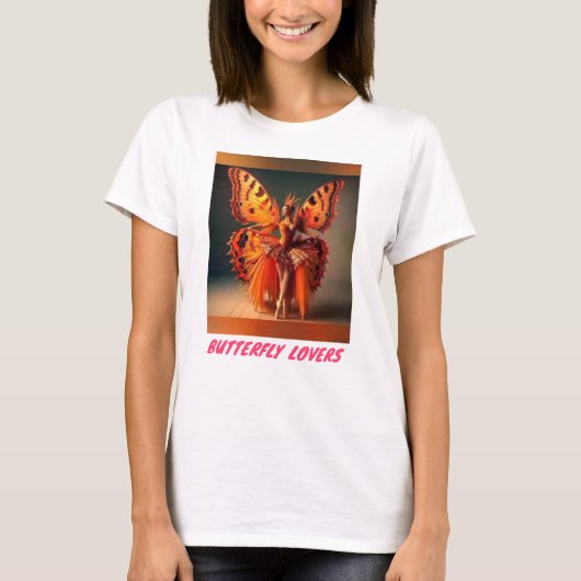 Butterfly Logo ontwerp voor t-shirts (Voorkant)