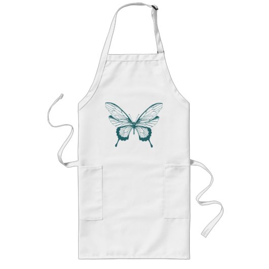 Butterfly Long Apron Lang Schort (Voorkant)