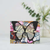 Butterfly Love Briefkaart (Staand voorkant)