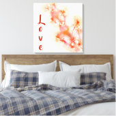 Butterfly Love Canvas Afdruk (Insitu (Slaapkamer))