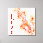 Butterfly Love Canvas Afdruk (Voorkant)