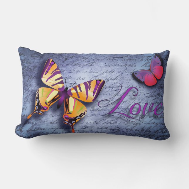 Butterfly Love Kussen (Voorkant)