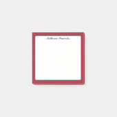 Butterfly Love | Vaste kleur Rood 4-rand Post-it® Notes (Voorkant)