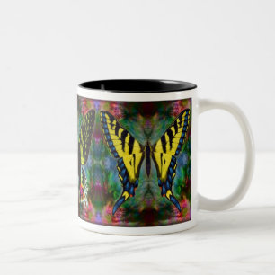 Butterfly Magic IV Tweekleurige Koffiemok