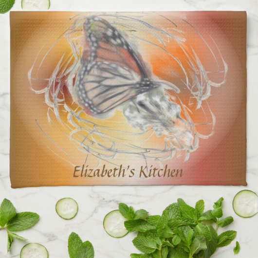 Butterfly Magic Theedoek (Gevouwen)