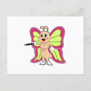 Butterfly Magic Wand Briefkaart