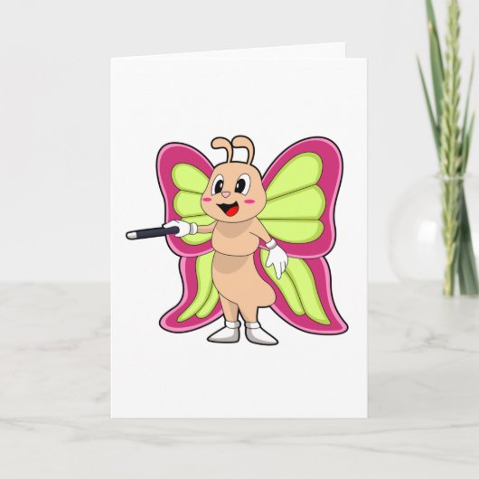 Butterfly Magic Wand Kaart (Voorkant)