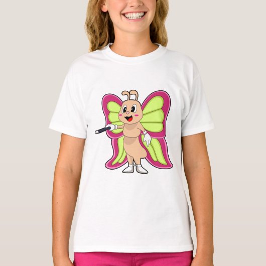 Butterfly Magic Wand T-shirt (Voorkant)