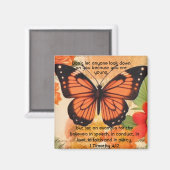 Butterfly Magnet 1 Timothy 4:12 (Recto/Verso)