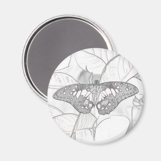 Butterfly Magnet Magneet (Voorkant / Achterkant)