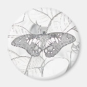 Butterfly Magnet Magneet (Voorkant)