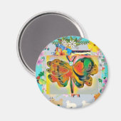 Butterfly Magnet Magneet (Voorkant / Achterkant)