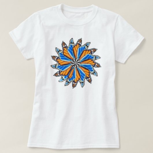 Butterfly Mandala 2 T-shirt (Design voorkant)
