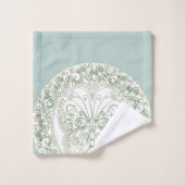 Butterfly Mandala - Bathtowel Set Bad Handdoek (Wasdoekje)