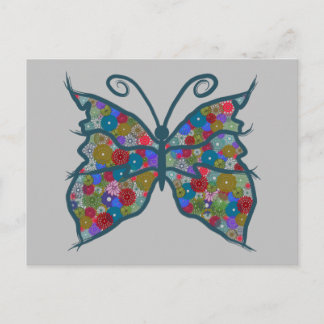 Butterfly - Mandala. "Blijf Creëer" - Collectie. Briefkaart