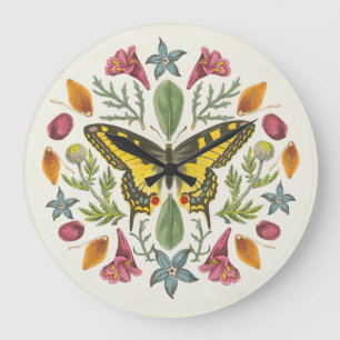 Butterfly Mandala Grote Klok