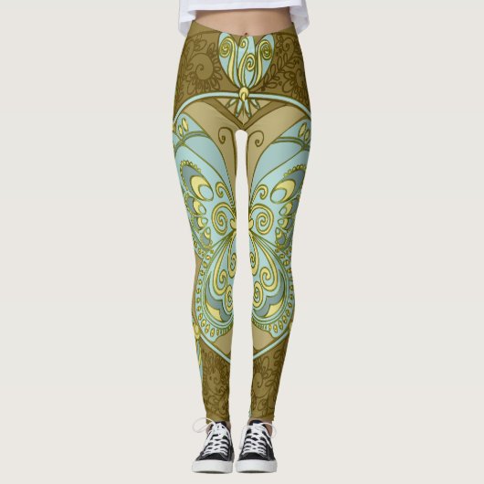 Butterfly Mandala - Leggings (Voorkant)