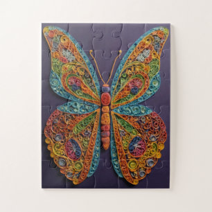 Butterfly Mandala Legpuzzel
