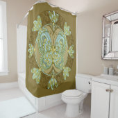 Butterfly Mandala - Shower Curtain Douchegordijn (In situ)