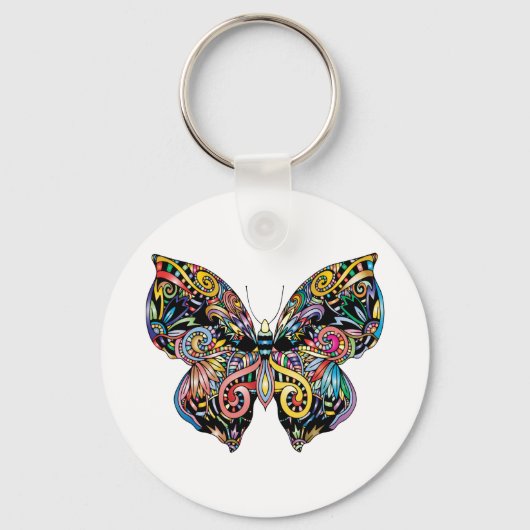 Butterfly Mandala Sleutelhanger (Voorkant)