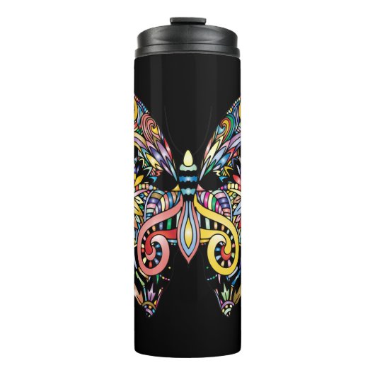 Butterfly Mandala Thermosbeker (Voorkant)