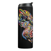 Butterfly Mandala Thermosbeker (Gedraaid links)