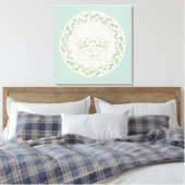 Butterfly Mandala - Wrapped Canvas (Insitu (Slaapkamer))