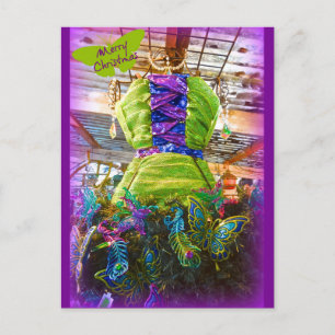 Butterfly Mannequin Dress Form kerstboom Briefkaart