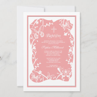 Butterfly Meadow Religieuze uitnodiging