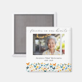 Butterfly Memorial Keepsake Fotomagneet Magneet (Voorkant / Achterkant)