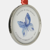 Butterfly Memorial Metalen Ornament (Rechts)