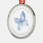 Butterfly Memorial Metalen Ornament (Links)