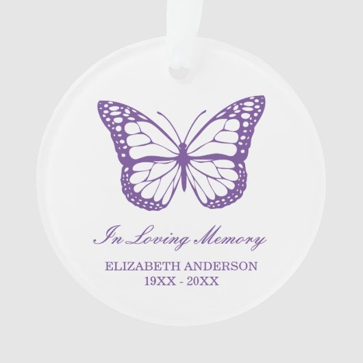 Butterfly Memorial Ornament (voorkant)