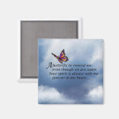 Butterfly Memorial Poem Magneet (Voorkant / Achterkant)
