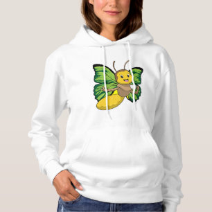 Butterfly met beker koffie hoodie