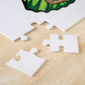 Butterfly met beker koffie legpuzzel (Zijkant)