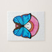 Butterfly met Donut Legpuzzel (Horizontaal)