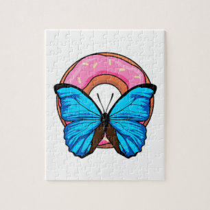 Butterfly met Donut Legpuzzel