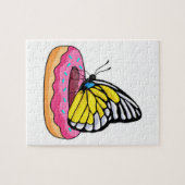 Butterfly met Donut Legpuzzel (Horizontaal)
