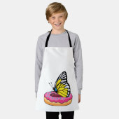 Butterfly met Donut Schort (Gedragen)
