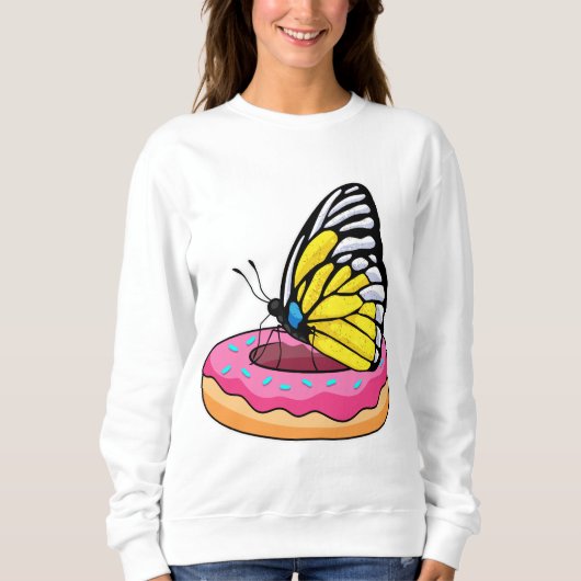 Butterfly met Donut Trui (Voorkant)