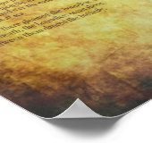 Butterfly met gedicht canvas afdrukken poster (Hoek)