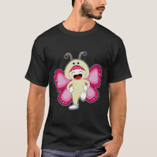 Butterfly met kostuum t-shirt