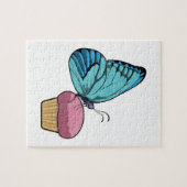 Butterfly met Muffin Legpuzzel (Horizontaal)