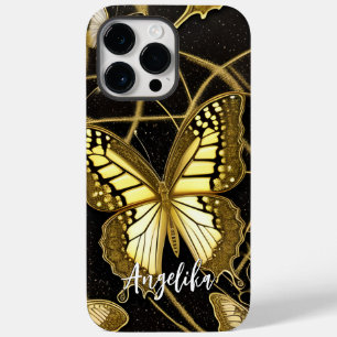 Butterfly met persoonlijke naam Case-Mate iPhone 14 pro max hoesje