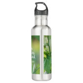 Butterfly met Psalm verse 23:3 Waterfles (Achterkant)