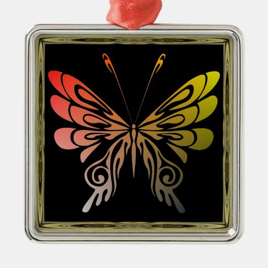 Butterfly Metal Ornament (Voorkant)
